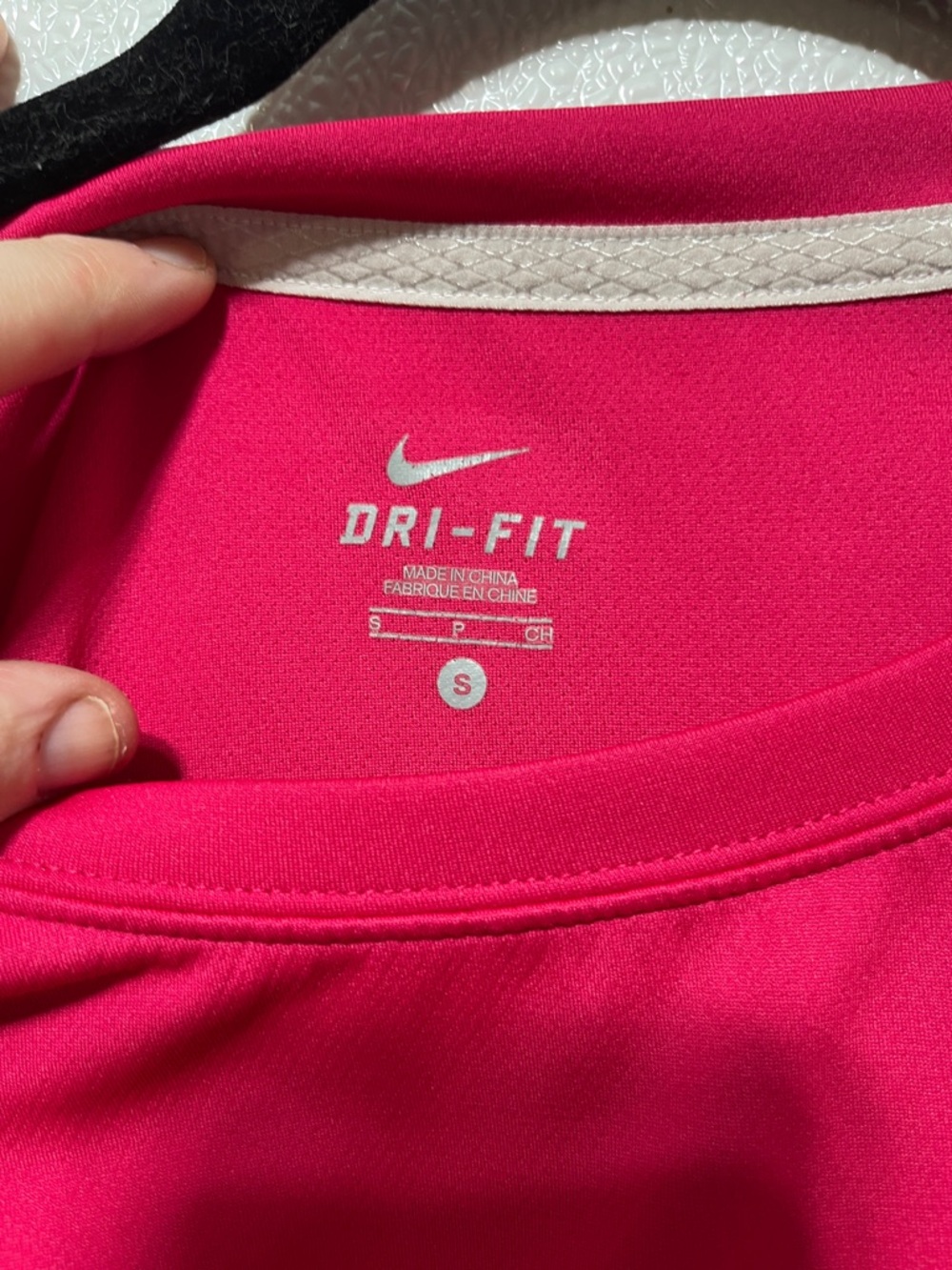5/$25 Nike Hot Pink Short Sleeve Dri-FIT Tee - Picture 2 of 3
